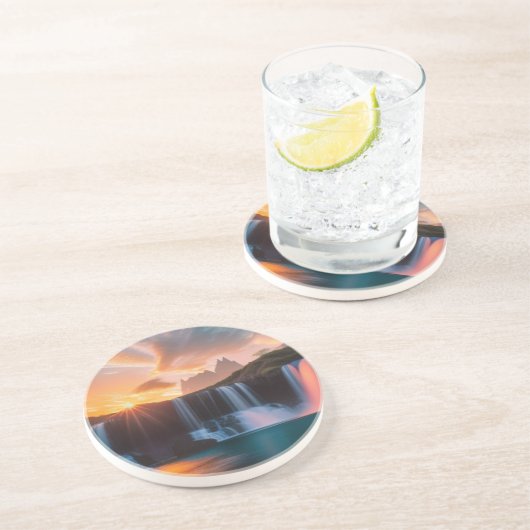 Untersetzer-verzauberte Reiche mit personalisierte Getränkeuntersetzer (Seite)