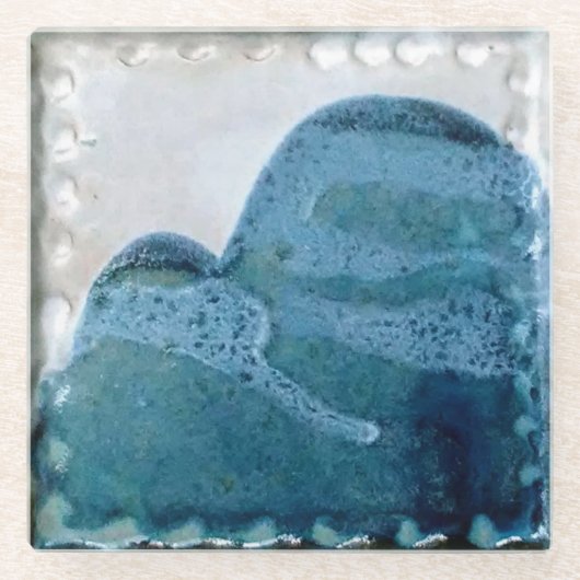 Untersetzer Vintag Mt Tamalpais Keramik Design (Vorderseite)