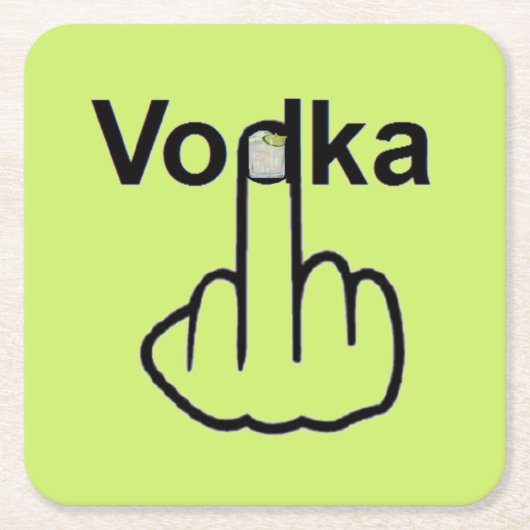 Untersetzer Vodka Drehte (Vorderseite)