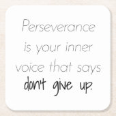 Untersetzer von Ausdauerpapier (Vorderseite)