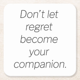 Untersetzer von bedauernswertem Papier