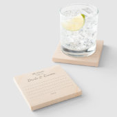 Untersetzer von Braut- und Körperberatung (Seitenansicht)