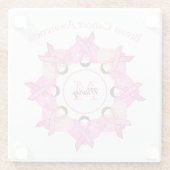 Untersetzer von Brustkrebs - Personalisieren (Rückseite)