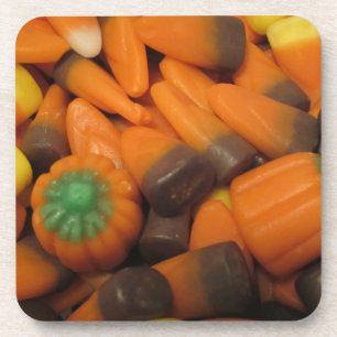 Untersetzer von Candy Corn im Herbst - Set von 6