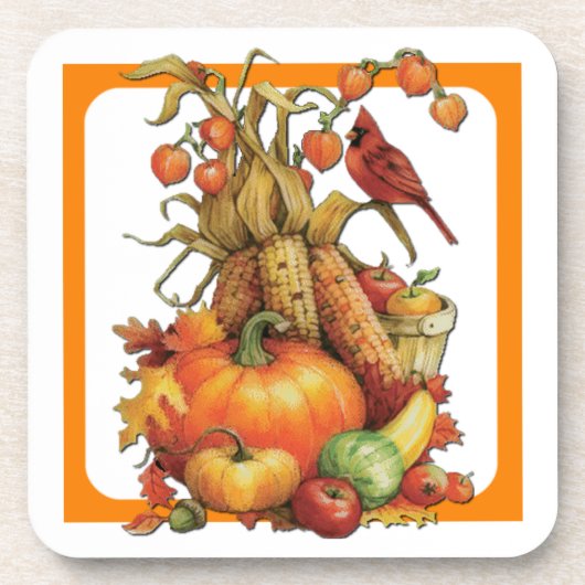 Untersetzer von Herbsternte Erntedank (Vorderseite)