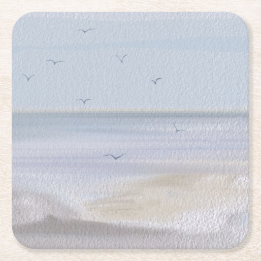 Untersetzer von Küstenstrandbädern (Vorderseite)