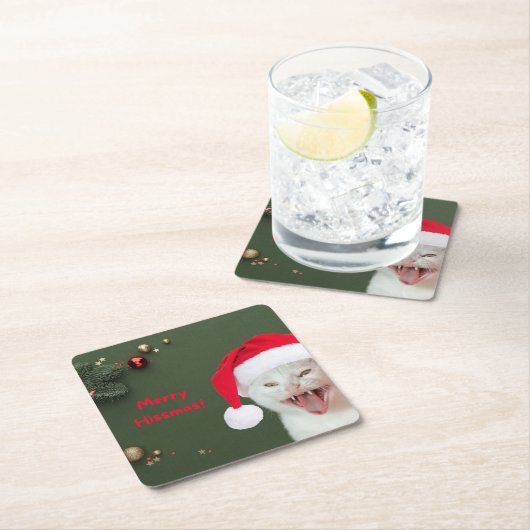 Untersetzer von Papier, frohe Hissmas Wünsche (Vor Ort)