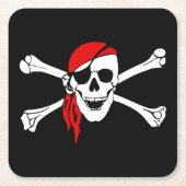 Untersetzer von Piratenpapier (Vorderseite)