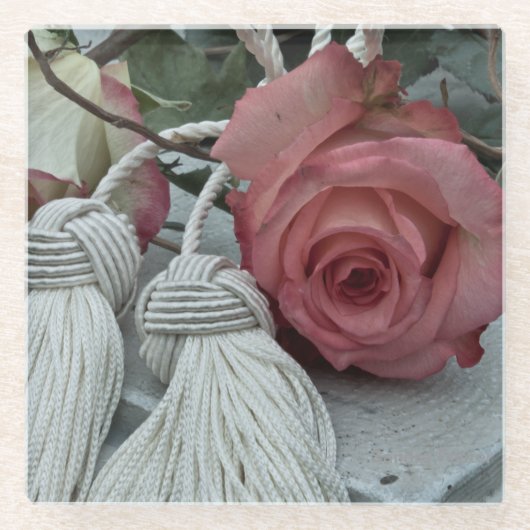 Untersetzer von Rose und Geräten (Vorderseite)