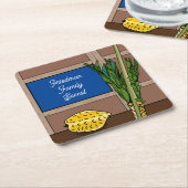 Untersetzer von Sukcot-Papier Personalisiert (angewinkelt)