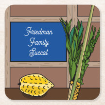 Untersetzer von Sukcot-Papier Personalisiert
