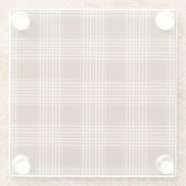 Untersetzer von Tartan Pattern (Rückseite)