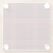 Untersetzer von Tartan Pattern (Rückseite)