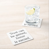 Untersetzer von Trust & Honor Paper (Vor Ort)