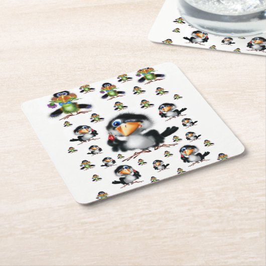 Untersetzer von Vögeln (angewinkelt)