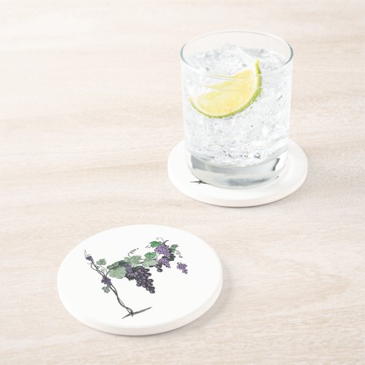 Untersetzer von Weintrauben (Seite)