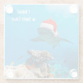 Untersetzer, Weihnachten Glasuntersetzer (Rückseite)