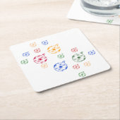 Untersetzer - Weihnachtsbaumschmuck (angewinkelt)