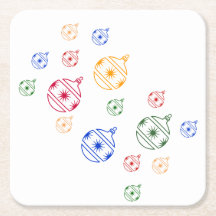 Untersetzer - Weihnachtsbaumschmuck