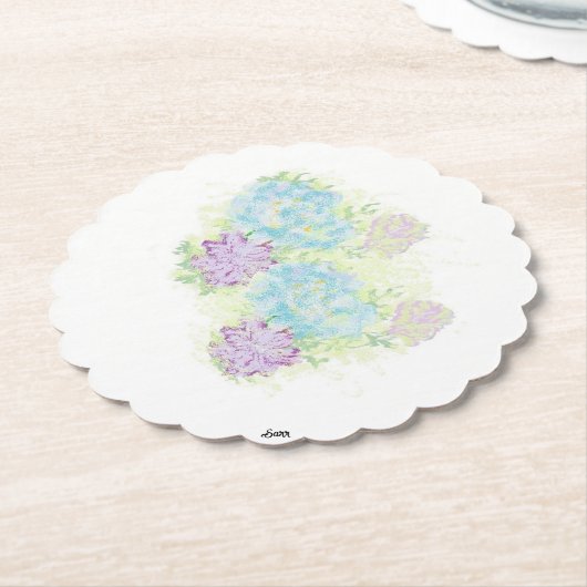 Untersetzer: Wilde Blume Untersetzer (angewinkelt)