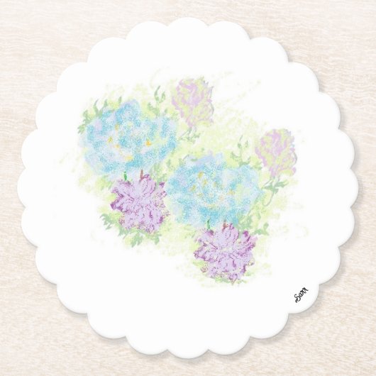 Untersetzer: Wilde Blume Untersetzer (Vorderseite)