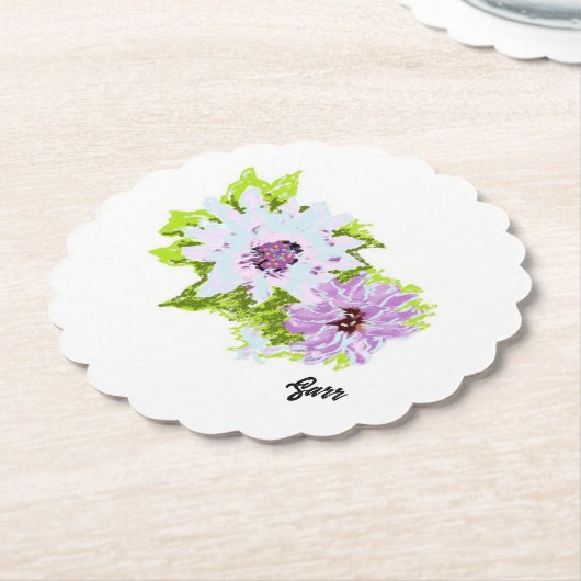 Untersetzer: Wilde Blume Untersetzer (angewinkelt)