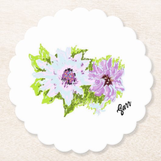 Untersetzer: Wilde Blume Untersetzer (Vorderseite)