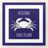 Untersetzer - Willkommen auf der Insel Crab (Vorderseite)
