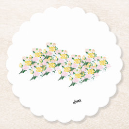 Untersetzer: Winde von Frühlingsblumen Untersetzer