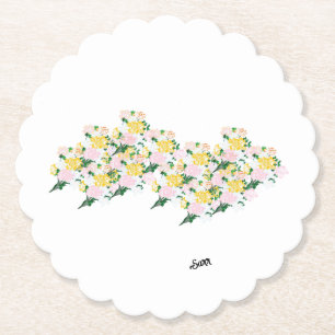 Untersetzer: Winde von Frühlingsblumen Untersetzer