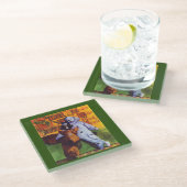 UNTERSETZER WONDER Glass Drink / Grün (Schrägansicht)