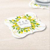 Untersetzer Zitrone (angewinkelt)