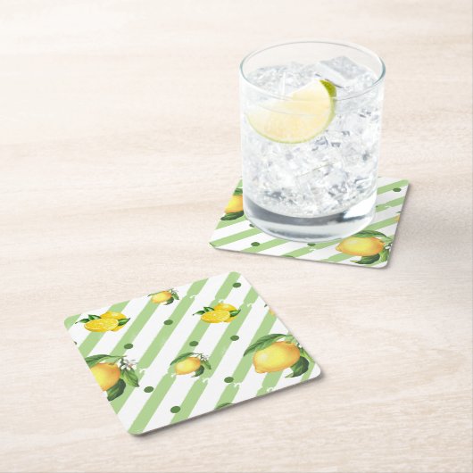 Untersetzer-Zitronendesign Untersetzer (Vor Ort)