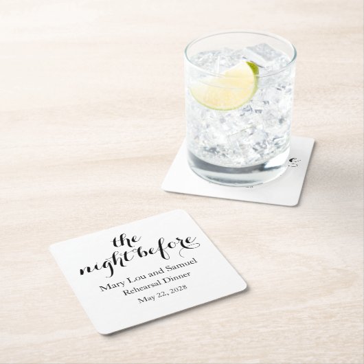 Untersetzer zum Abendessen vor der Probe (Vor Ort)