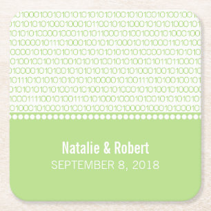 Untersetzer zum Binary Code von Green Geek Chic
