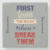 Untersetzer zum Brechen von Regeln (Vorderseite)