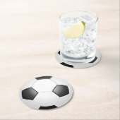 Untersetzer zum Fußballball-Rundpapier (Vor Ort)
