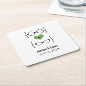 Untersetzer zum Grünbuch Geeky Glasses (angewinkelt)