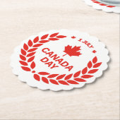 Untersetzer zum kanadischen Tag (angewinkelt)