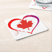 Untersetzer zum kanadischen Tag (angewinkelt)