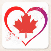 Untersetzer zum kanadischen Tag (Vorderseite)