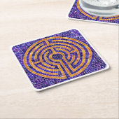 UNTERSETZER zum LABYRINTH-MOSAIC-Quadrat (angewinkelt)