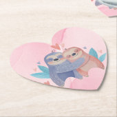 Untersetzer zum niedlichen Valentinstag (angewinkelt)