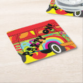 Untersetzer zum Stilquadrat der 1960er Jahre (angewinkelt)