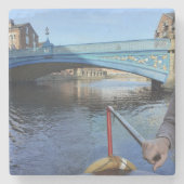 Untersetzer zum Thema Marmorkanal. (Vorderseite)