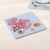 Untersetzer zum Thema Strand (angewinkelt)