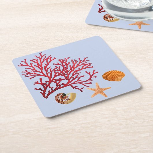 Untersetzer zum Thema Strand (angewinkelt)