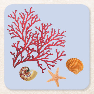 Untersetzer zum Thema Strand