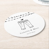 Untersetzer zum Toast Rundpapier (Angewinkelt)