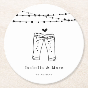 Untersetzer zum Toast Rundpapier